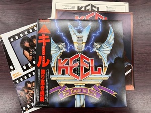 美品LP★KEEL/キール★The Right To Rock/誇り高き挑戦★国内盤★新品保護袋付★METALLICARATTDOKKENIRONMAIDENOzzyDIOMegadethACCEPT