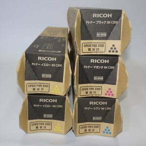 4 color 5 pcs set RICOH Ricoh original P toner IM C300 black / Cyan / magenta / yellow IM C300 for [ free shipping ] NO.5207