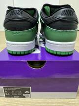 26cm 2024年 BQ6817-302 Nike SB Dunk Low Pro Black and Classic Green ナイキ SB ダンク ロー プロ ブラック アンド クラシックグリーン_画像5