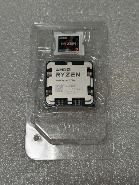 新品 動作確認済 バルク AMD Ryzen 7 7700 AM5 CPU 65W