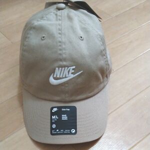 【55-57cm】ナイキ　NIKE　ベージュ　キャップ　