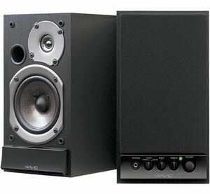 ONKYO WAVIO アンプ内蔵スピーカー 15W+15W GX-D90(B) /ブラック