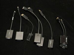 映像系　変換コネクタ HDMI-VGA DP-HDMI DP-VGA mini DP-VGA mini DP-DVI