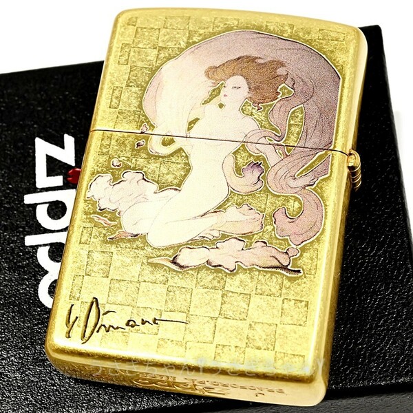 zippo☆天野喜孝☆風神☆23K金☆ジッポ ライター