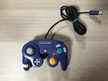 GC ゲームキューブ 周辺機器 コントローラー バイオレット 動作確認済み 【管理 18124】【B】_画像1