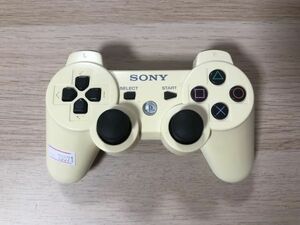 PS3 周辺機器 デュアルショック3 SIXAXIS ワイヤレス コントローラー ホワイト 【管理 18071】【B】