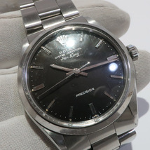 【天白】ロレックス 腕時計 エアキング 5500 1970年頃 自動巻き 34mm メンズ 黒文字盤 国際サービス保証書_画像9