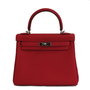 [ Nagoya ] Hermes Kelly 25 inside .. rouge Koo silver metal fittings togoZ stamp 2021 year handbag shoulder unused 