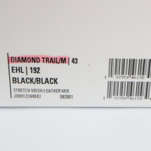 【名古屋】ジミーチュウ ダイヤモンド トレイル/M EHL 192 ブラック レザー ローカット ダットスニーカー 43 28cm メンズ 靴_画像10