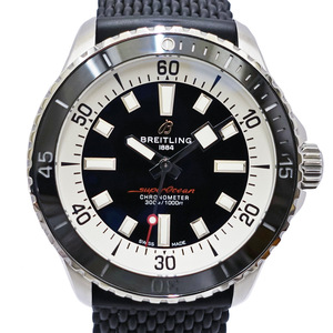 [Sakae] Breitling Super Ocean Automatic с SS Breath 42 A17375 Black Ram Men Automatic Watch