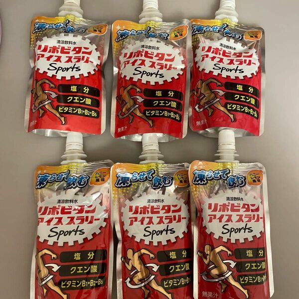 大正製薬 リポビタンアイススラリー for Sports ハニーレモン風味 120g × 6個