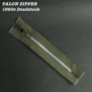 TALON ZIPPER 1960s OLIVE Deadstock ④ Vintage Made in USA タロン ジッパー アルミジッパー 1960年代 デッドストック ヴィンテージ