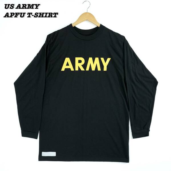 US ARMY APFU LONG SLEEVE T-Shirts MEDIUM T246 アメリカ軍 フィジカルフィットネスユニフォーム 長袖Tシャツ