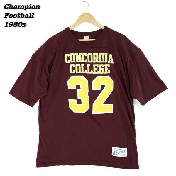 Champion Football T-Shirts 1980s X-LARGE T256 Vintage チャンピオン フットボール Tシャツ カレッジ 1980年代 ヴィンテージ