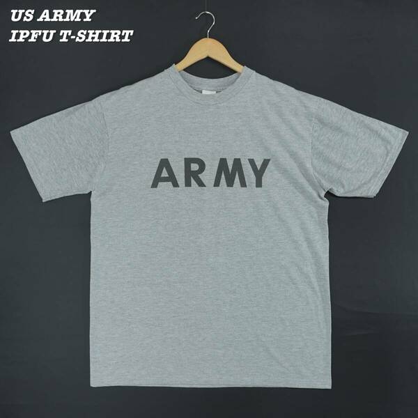 US ARMY IPFU T-SHIRT LARGE T260 アメリカ軍 Tシャツ フィットネスTシャツ トレーニングTシャツ 米軍実物