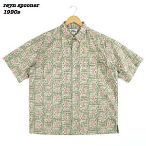 reyn spooner ALOHA SHIRTS 1990s SH24081 レインスプーナー アロハシャツ 1990年代 ハワイ製 シャツ ボタンダウンシャツ