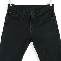 Levi's 511 BLACK DENIM PANTS W32 L34 LS24064 リーバイス ブラックデニム スリムフィット ブラックジーンズ_画像3