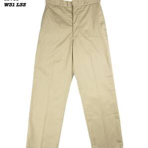 USMC KHAKI CTN/POLY TWILL TROUSERS 1975s W31 L33 PA062 Deadstock Vintage 米海兵隊 チノパン スラックス 1970年代 ヴィンテージ