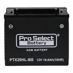 ProSelect(プロセレクト) バイク PTX20HL-BS ハーレー専用AGMバッテリー(YTX20L-BS/YTX20HL-BS互換) PSB052 密閉型MFバッテリーの画像4