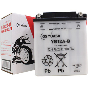 GSユアサ(ジーエスユアサ) バイク YB12A-B 開放式バッテリー 液別 開放型バッテリー