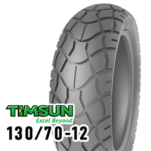 TIMSUN(ティムソン) バイク タイヤ TS652 130/70-12 56N TL フロント/リア TS-652