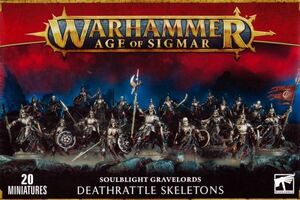 ◆【ソウルブライト・グレイヴロード】デスラトル・スケルトン Deathrattle Skeletons[91-42][WARHAMMER A.O.S]ウォーハンマー