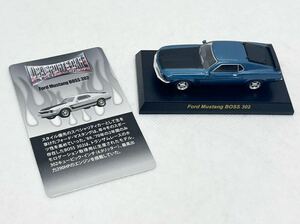 京商 1/64 マスタング BOSS 302 青 ブルー USAミニカーコレクション サークルKサンクス ボス302 Blue Mustang