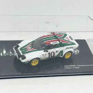 【メーカー不明】 LANCIA STRATOS Rally Monte Carlo 1976 ランチア ストラトス ラリー モンテカルロ 模型 ixo？の画像1