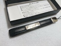 希少 スバル STI 携帯ストラップ 本革 ブラックレザー STSG07100310 SUBARU キーホルダーなどに_画像3