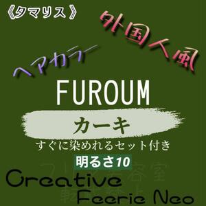 タマリス カーキ 10 おしゃれ染め ショート 外国人風 ヘアカラー剤 セット付　ヘアカラー