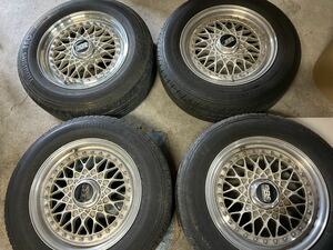 ★BBS　RS　メッシュ　RS156　　７J+45　4本　　センターキャップ