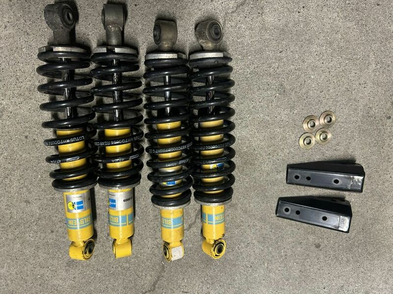 ★送料無料　ロータス　ロータスエリーゼ 純正 BILSTEIN ビルシュタイン サスペンション ショック 1台分 アイバッハ スプリング 