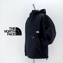 XL ノースフェイス コンパクトアノラック NP22333 黒 K ブラック THE NORTH FACE マウンテンパーカー compact anorak_画像1