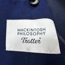 【未使用級/現行】MACKINTOSH PHILOPHY マッキントッシュフィロソフィー テーラードジャケット トロッター ジャージー生地 M 防シワ 機能性_画像7