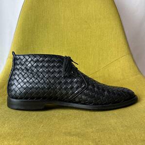 BOTTEGA VENETA ボッテガ・ヴェネタ イントレチャート チャッカブーツ 42.5 イタリア製 レザーシューズ 26.5 27.0 相当の画像5