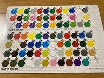 【タミヤカラー】タミヤカラー 色一覧 下敷き★TAMIYACOLOR★PS TS X XF★送料無料★_画像2