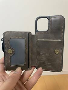 iPhone 12 mini ケース アイフォン12ミニ レザーケース 財布型 手帳型