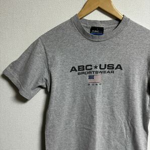 【古着】ABC STORE 半袖Tシャツ 杢グレー sサイズ レディース グアム お土産の画像2