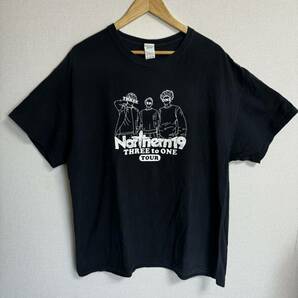 【古着】バンT northern19 three to one tour ブラック　半袖Tシャツ　XLサイズ