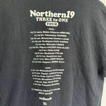 【古着】バンT northern19 three to one tour ブラック　半袖Tシャツ　XLサイズ_画像8