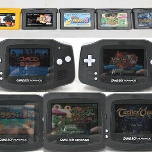 H708●Nintendo 任天堂 GAME BOY micro OXY-001 / GAME BOY ADVANCE AGB-001 2台 カセット 5枚セット ゲームボーイ ミクロ アドバンス の画像10