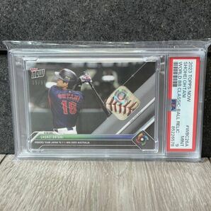 激レア 99枚限定 05/99 2023 Topps Now #WBC26A Shohei Ohtani Team Japan BALL RELIC PSA9 POP1 MVP 大谷 翔平 侍ジャパン ボールレリックの画像7