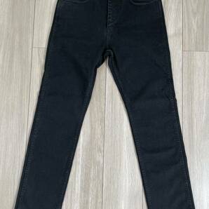 激レア Ron Herman ロンハーマン RHC Slim Tapered Fit Stretch Black Denim Pants スリム テーパード デニム パンツ Sサイズの画像4