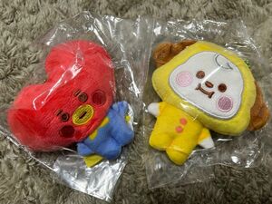 BTS ジミン　テテ　クオズ　TATA CHIMMY ボールチェーン　ぬいぐるみ　未使用　BT21