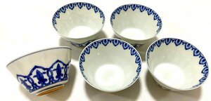 新品同様 極美品 たち吉 橘吉 蕎麦猪口 そば猪口 小鉢 5個セット 5客セット まとめ売り