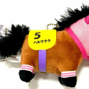 新品 タグ付き 競馬 サラブレッドコレクション ぬいぐるみ マスコットボールチェーン 縦約10ｃｍ×横約15ｃｍ ハルウララ 39の画像3