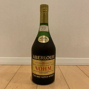 アベラワー VOHM 8年 ベリーオールド シングル ハイランド モルト スコッチ ウイスキー ABERLOUR 700ml 43% 特級 従価 古酒 1円スタートの画像1