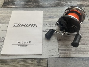 中古品 ダイワ DAIWA コロネットⅡ CORONETⅡ 釣り 穴 テトラ ワカサギ フィッシング リール ライン 釣具