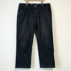 定番◎★Dickies ディッキーズ★ワーク パンツ ズボン ボトムス チノ ストレート コットン シンプル カジュアル 黒 メンズ W36/DD7967