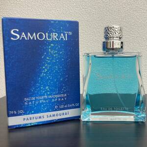 【未使用】 SAMOURAI オードトワレ アランドロン 100ml サムライ 香水 青 ブルー 新品 フレグランス